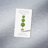 Kogelwinkel boveniary Shrub Traditional Chartional Magnetisch Visitekaartje (Voorbeeld)