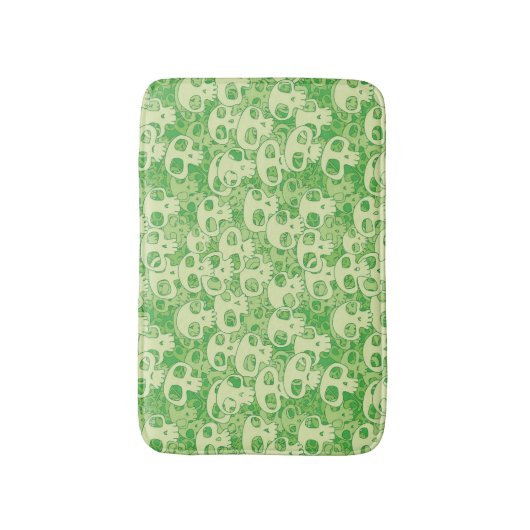 Kogelwollen schedels badmat (Voorkant Verticaal)