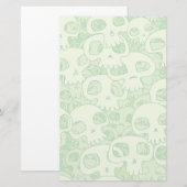 Kogelwollen schedels briefpapier (Voorkant / Achterkant)