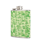 Kogelwollen schedels heupfles (Links)