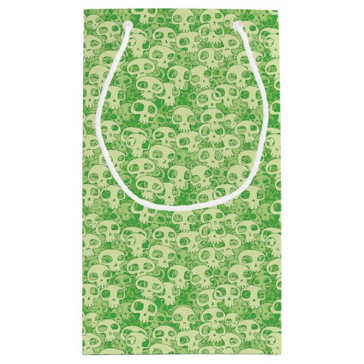 Kogelwollen schedels klein cadeauzakje (Achterkant)