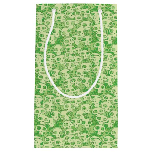 Kogelwollen schedels klein cadeauzakje (Voorkant)