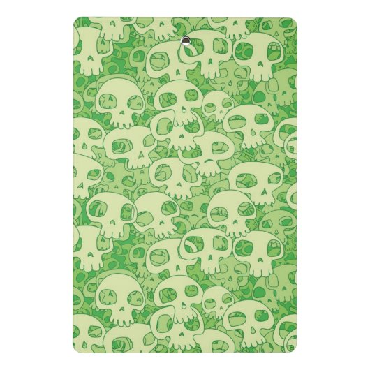 Kogelwollen schedels mini klembord (Achterkant)