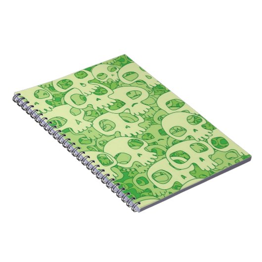 Kogelwollen schedels notitieboek (Rechterzijde)