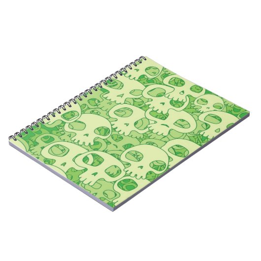 Kogelwollen schedels notitieboek (Linkerzijde)