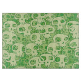 Kogelwollen schedels snijplank (Voorkant)