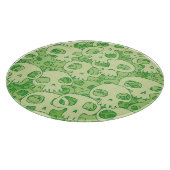 Kogelwollen schedels snijplank (Hoek)