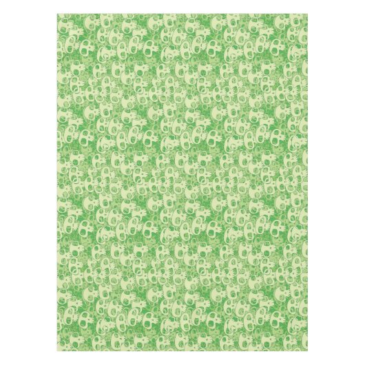 Kogelwollen schedels tafelkleed (Voorkant)