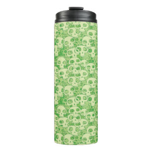 Kogelwollen schedels thermosbeker