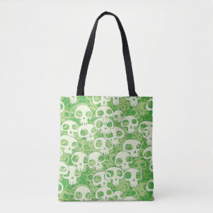 Kogelwollen schedels tote bag