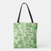Kogelwollen schedels tote bag (Achterkant)