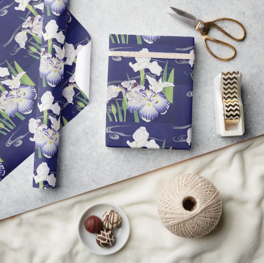 Kogyo Tsukioka Irises, Japanse bloemkunst Cadeaupapier (Crafts)