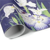 Kogyo Tsukioka Irises, Japanse bloemkunst Cadeaupapier (Rol Hoek)