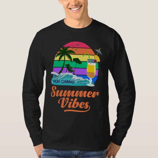 Koh Chang Thailand Phuket Souvenir Pattaya  Bangko T-shirt (Voorkant)