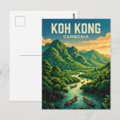 Koh Kong Cambodja Briefkaart (Voorkant / Achterkant)