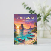 Koh Lanta Thailand Briefkaart (Staand voorkant)