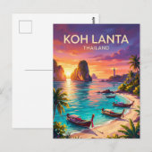 Koh Lanta Thailand Briefkaart (Voorkant / Achterkant)