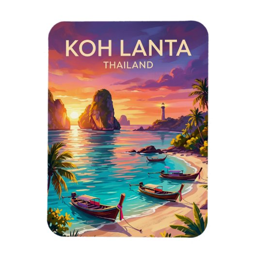 Koh Lanta Thailand Magneet (Verticaal)