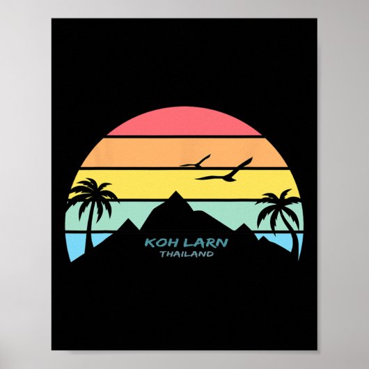 Koh Larn Thailand Phuket Souvenir Pattaya Gift Ngk Poster (Voorkant)