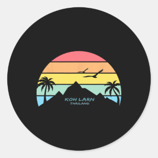 Koh Larn Thailand Phuket Souvenir Pattaya Gift Ngk Ronde Sticker