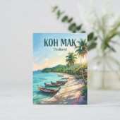 Koh Mak Thailand Briefkaart (Staand voorkant)