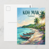 Koh Mak Thailand Briefkaart (Voorkant / Achterkant)