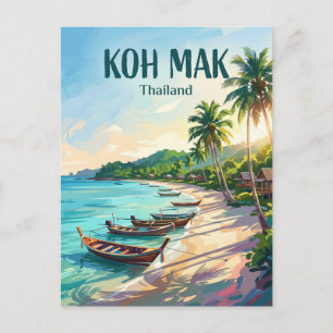 Koh Mak Thailand Briefkaart