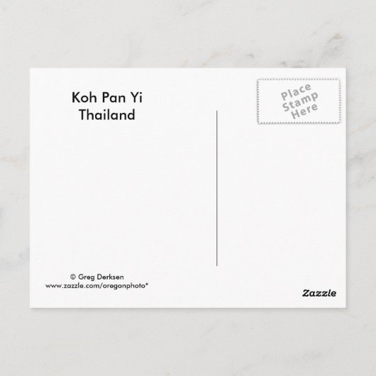 Koh Pan Yi Briefkaart (Achterkant)