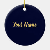 Koh Phangan met maan  eiland Thailand Keramisch Ornament (Achterkant)