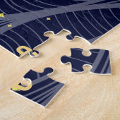 Koh Phangan met maan  eiland Thailand Legpuzzel (Zijkant)