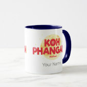 Koh Phangan met maan  eiland Thailand Mok (Voorkant rechts)