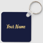 Koh Phangan met maan  eiland Thailand Sleutelhanger (Achterkant)