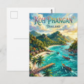 Koh Phangan Thailand Briefkaart (Voorkant / Achterkant)