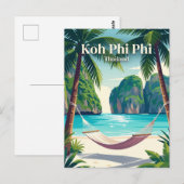 Koh Phi Phi Thailand Briefkaart (Voorkant / Achterkant)