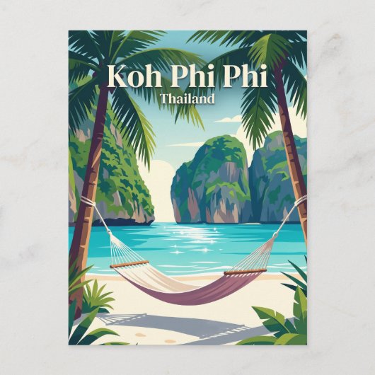 Koh Phi Phi Thailand Briefkaart (Voorkant)