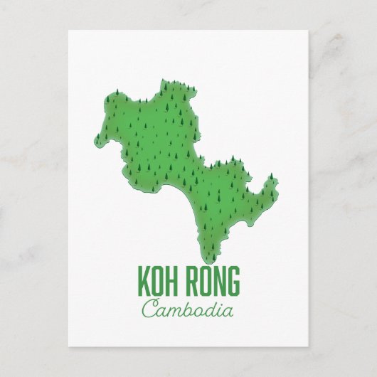 Koh Rong Cambodia Briefkaart (Voorkant)
