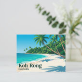 Koh Rong Cambodja Briefkaart (Staand voorkant)