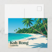 Koh Rong Cambodja Briefkaart (Voorkant / Achterkant)