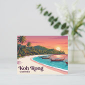 Koh Rong Cambodja Briefkaart (Staand voorkant)