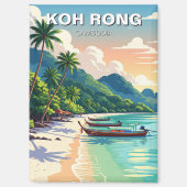 Koh Rong Cambodja Reizen Magneet (Voorkant)
