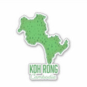 Koh Rong Cambodja Sticker (Voorkant)