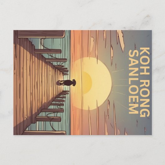 Koh Rong Sanloem Briefkaart (Voorkant)