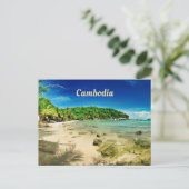 Koh Rong Sanloem Preah Sihanouk Cambodja Briefkaart (Staand voorkant)
