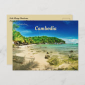 Koh Rong Sanloem Preah Sihanouk Cambodja Briefkaart (Voorkant / Achterkant)