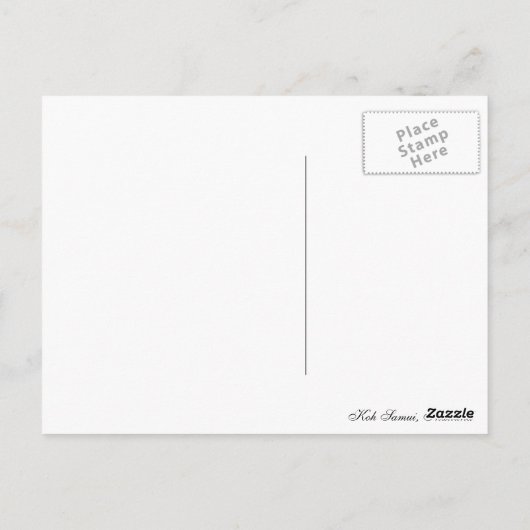 koh samui briefkaart (Achterkant)