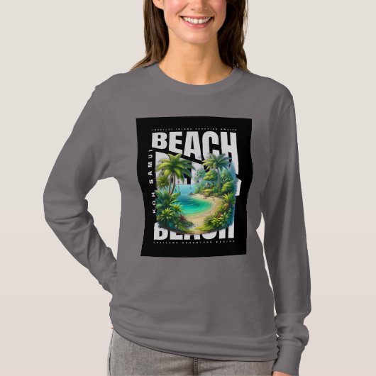 Koh Samui eiland Thailand T-shirt (Voorkant)