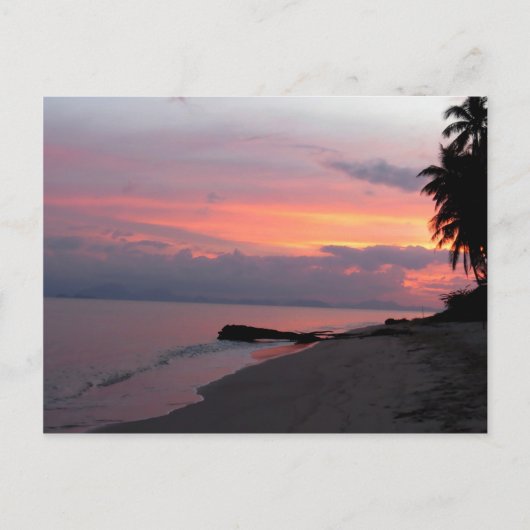Koh Samui Ocean Sunset in Thailand Briefkaart (Voorkant)