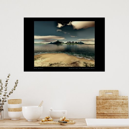 Koh Samui Poster (Keuken)