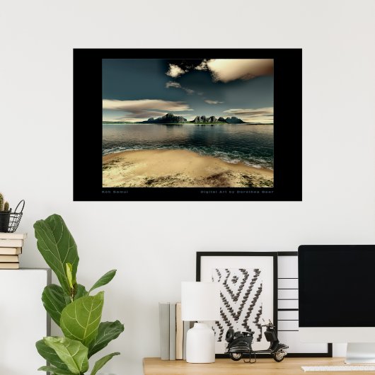 Koh Samui Poster (Thuiskantoor)