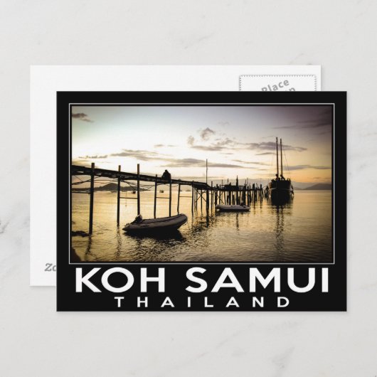 Koh Samui Thailand Briefkaart (Voorkant / Achterkant)